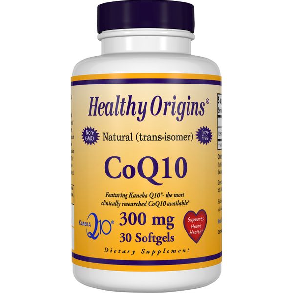 

Коэнзим Q10 300мг Healthy Origins 30 желатиновых капсул