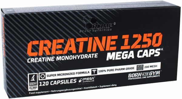 

Креатин моногидрат Olimp Creatine Mega Caps 1250 120 капсул