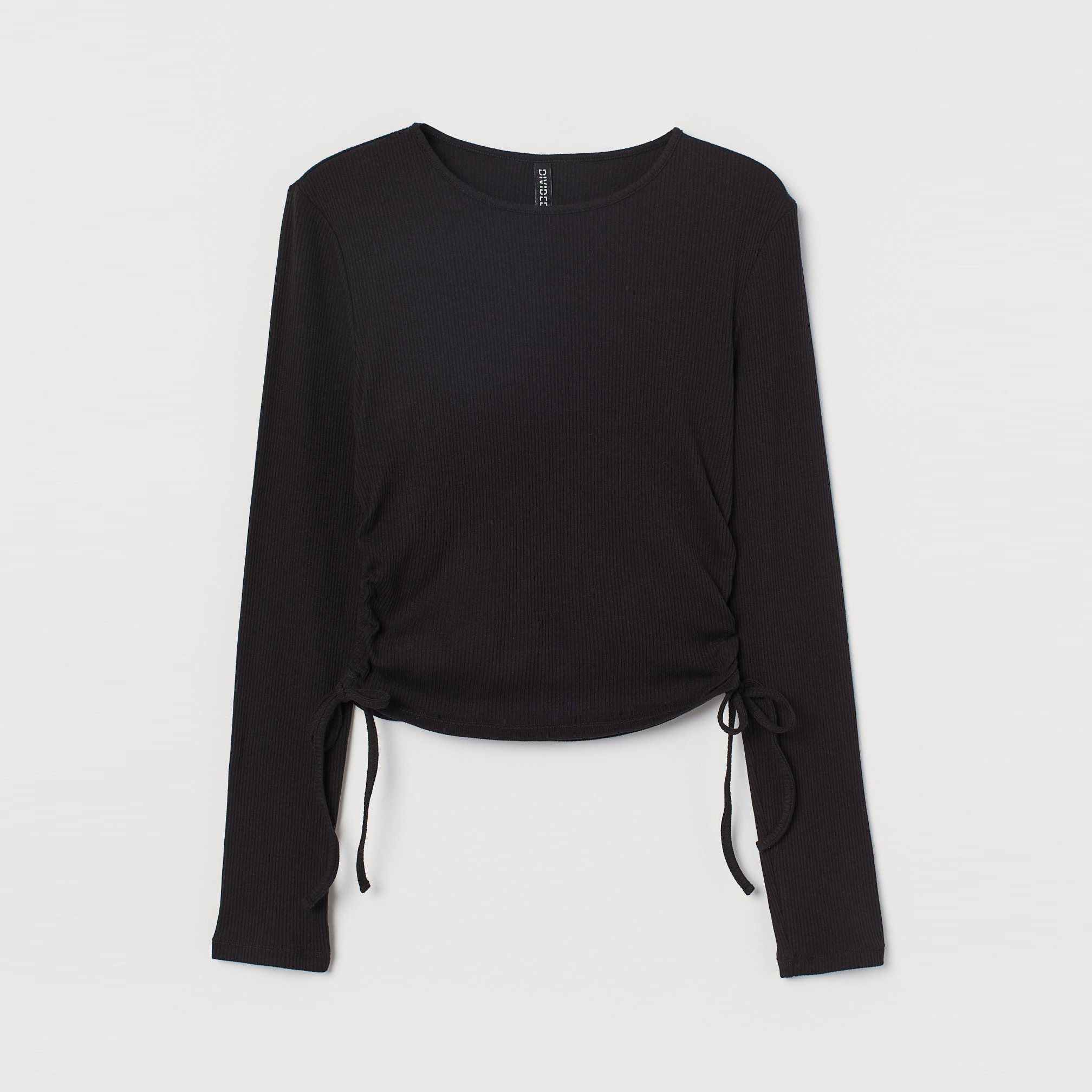 

Лонгслив H&M 926695b16 L Черный