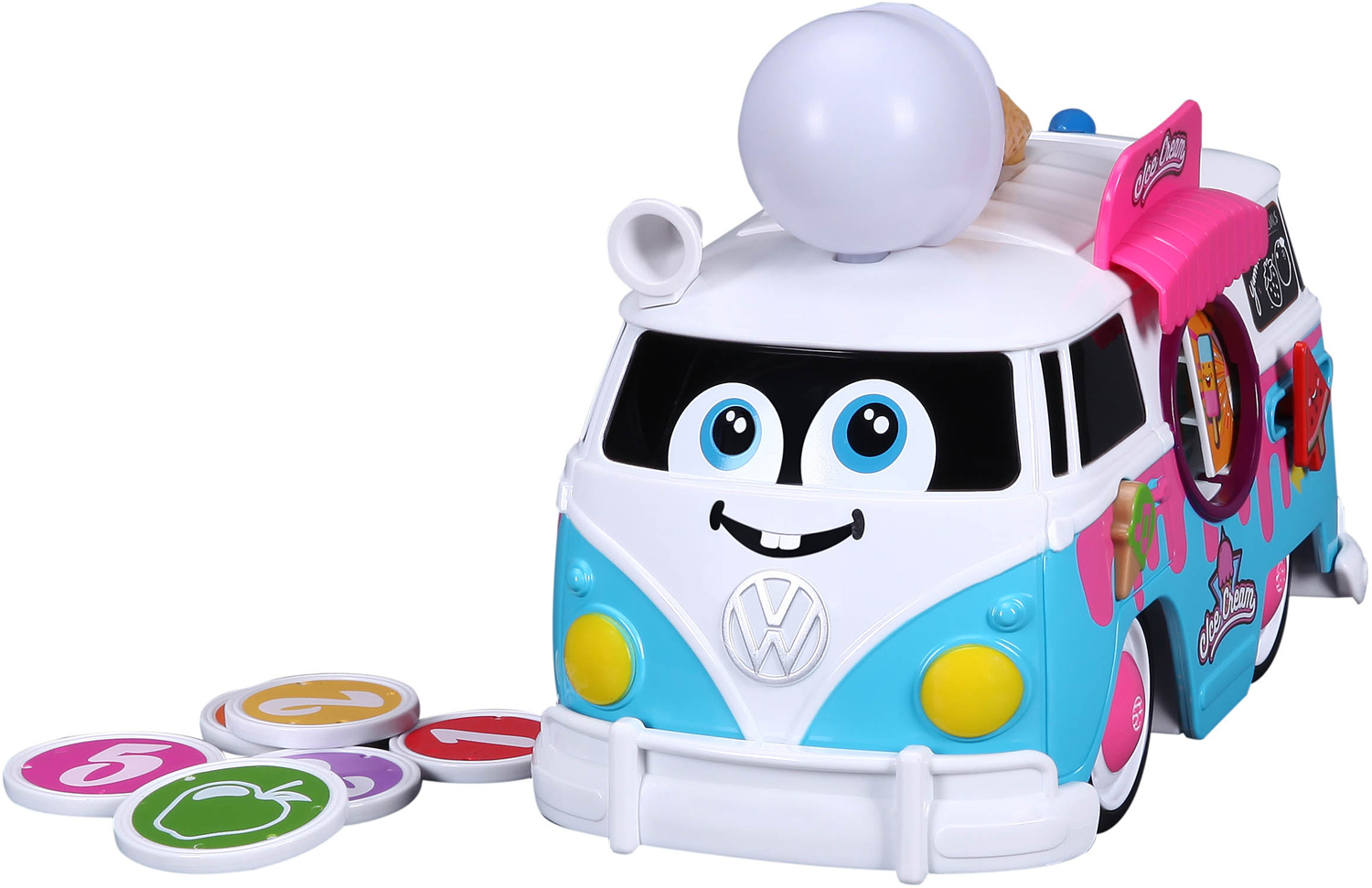 

Игровая автомодель Bb Junior Magic Ice Cream Bus VW Samba Bus (16-88610)