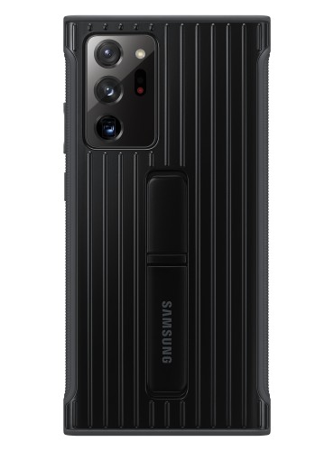 

Оригинальный противоударный чехол бампер с подставкой Protective Standing Cover для Samsung Galaxy Note 20 Ultra Black EF-RN985CBEGRU