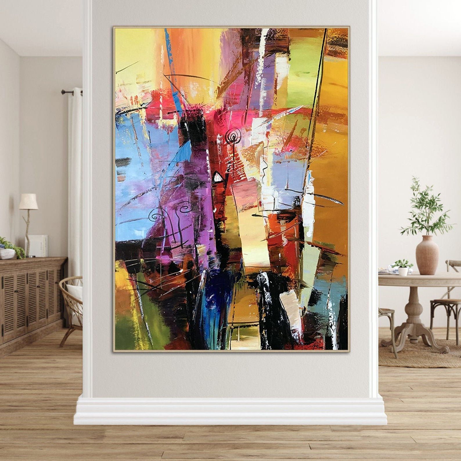 

Картина абстракция ArtSale abst0141 размер 60 х 80 см