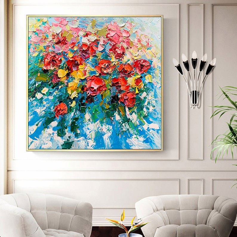 

Картина цветы ArtSale flwr0030 размер 70 х 70 см