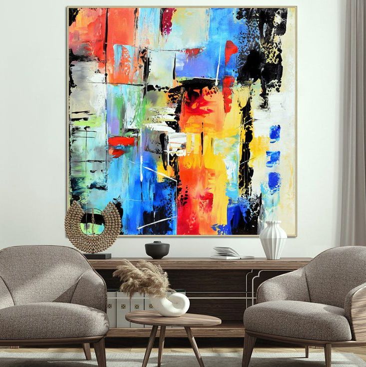 

Картина абстракция ArtSale abst0140 размер 70 х 70 см
