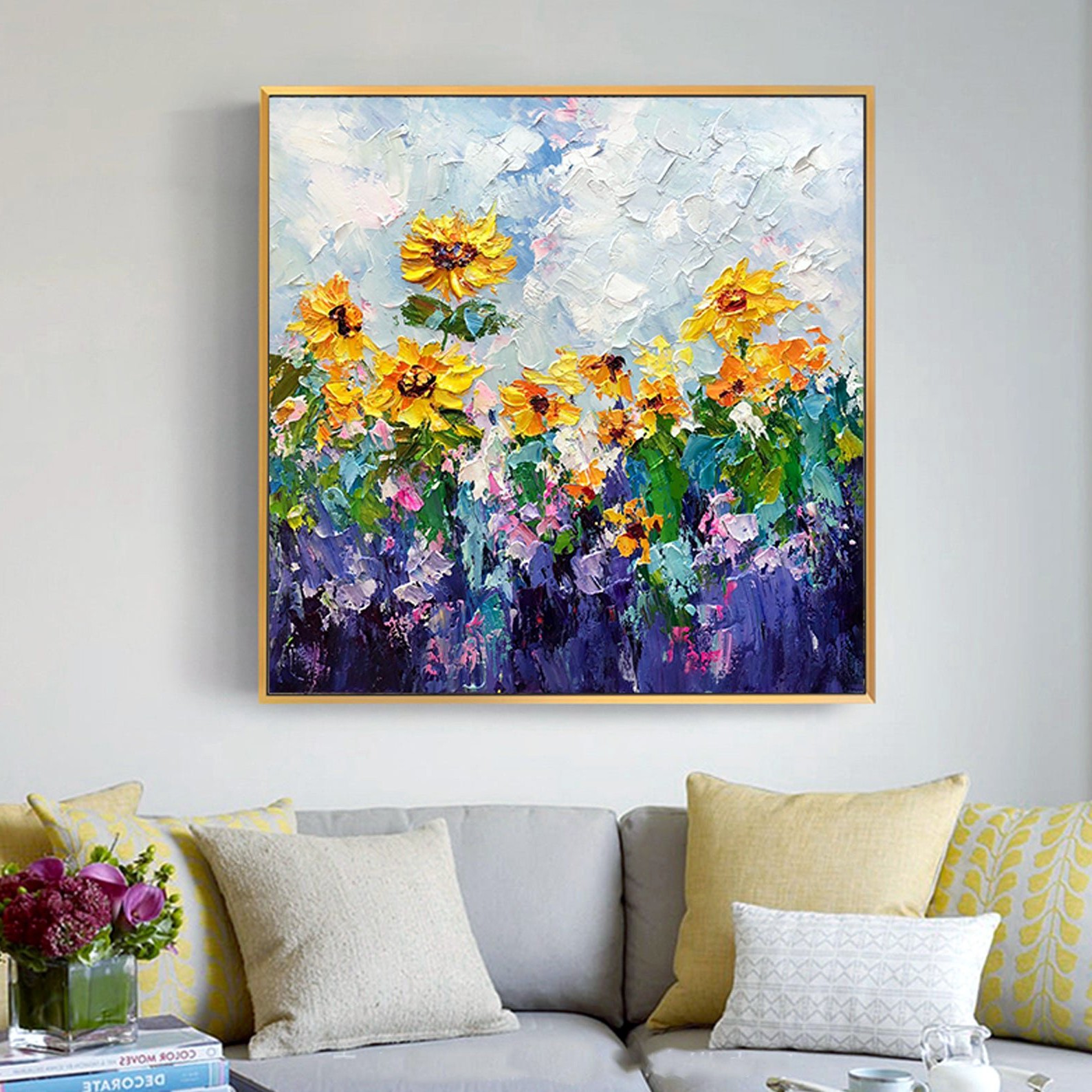 

Картина цветы ArtSale flwr0063 размер 70 х 70 см