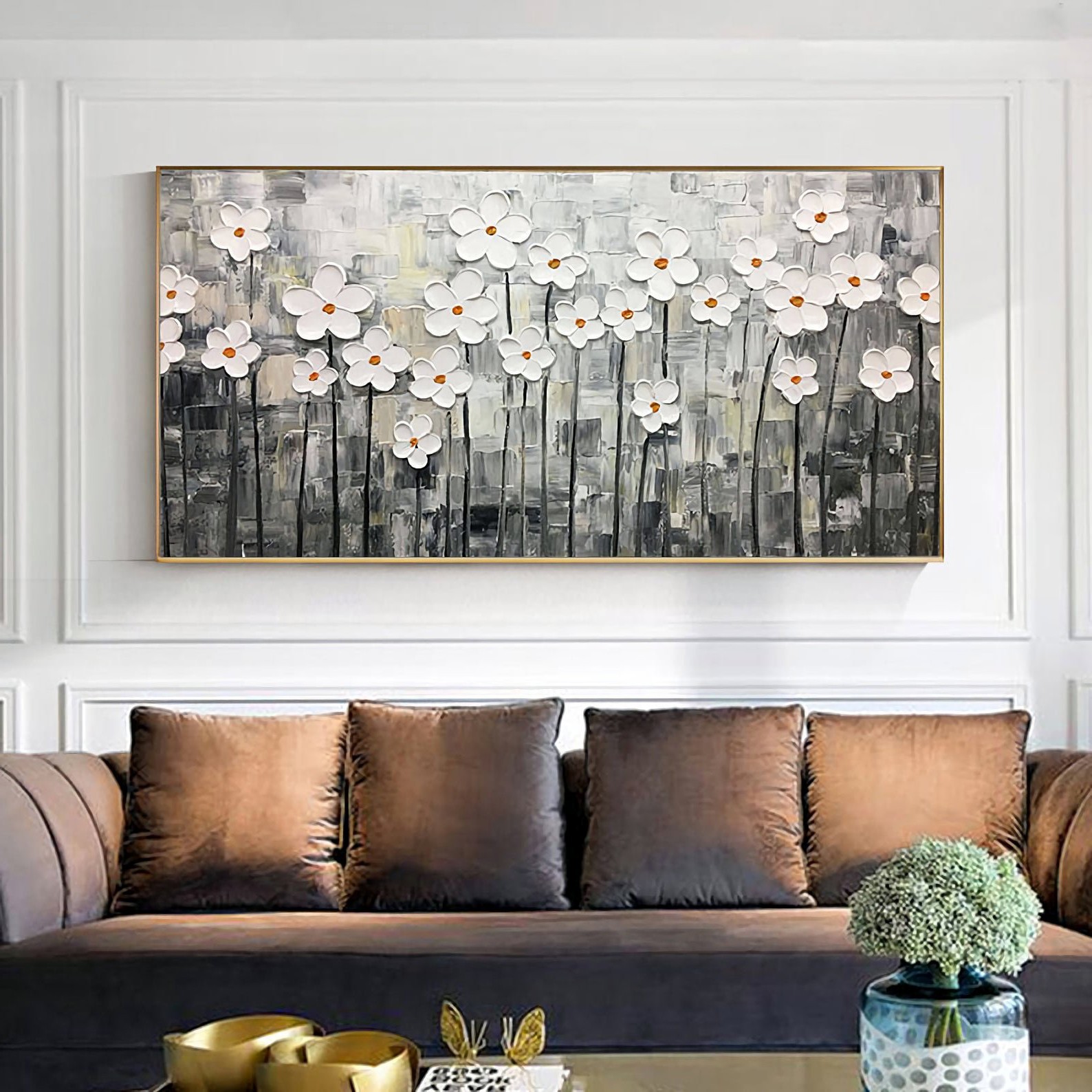 

Картина цветы ArtSale flwr0113 размер 50 х 100 см
