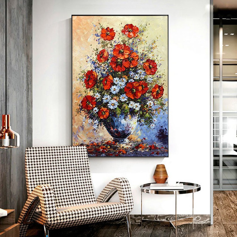 

Картина цветы ArtSale flwr0024 размер 50 х 100 см