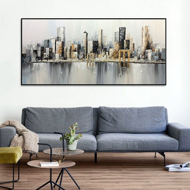 

Картина городской пейзаж ArtSale sity0026 размер 50 х 100 см