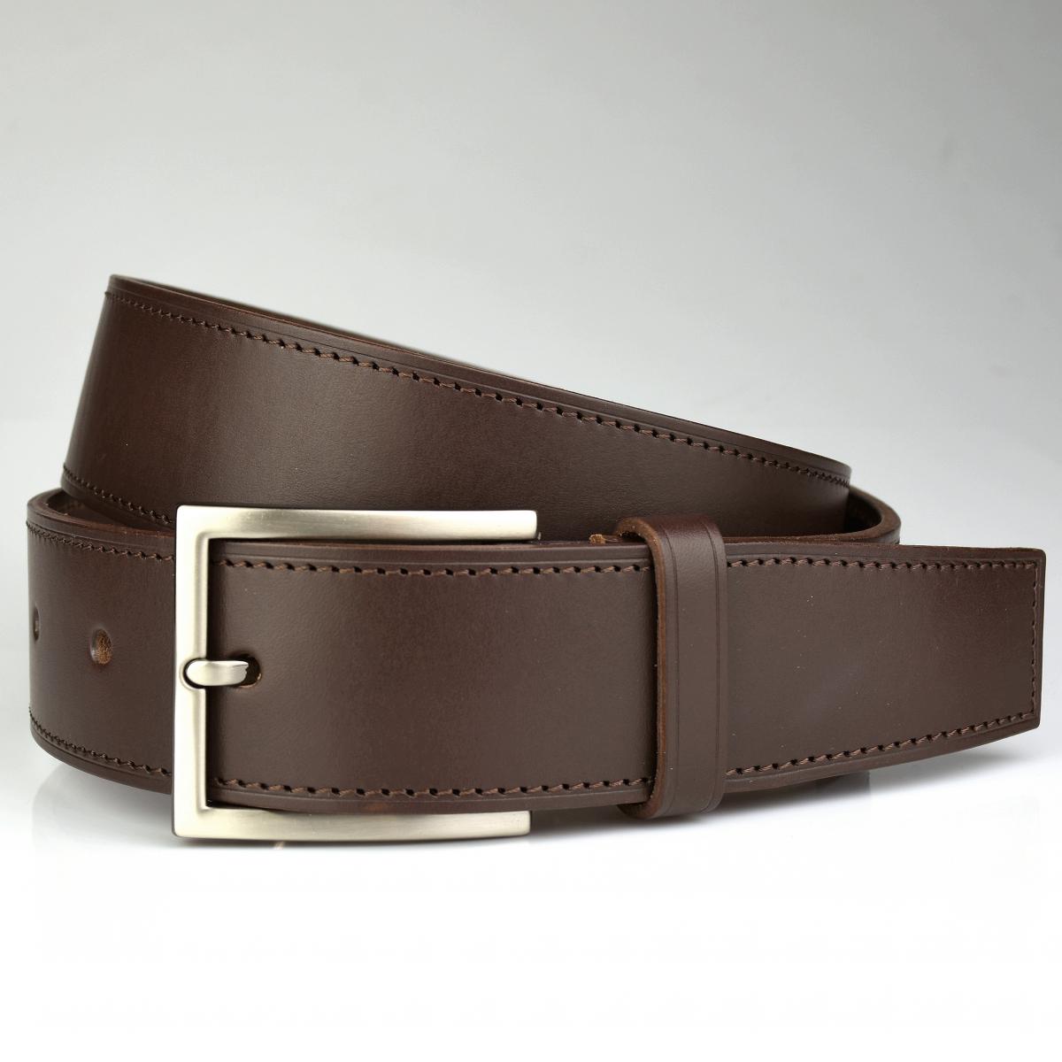 

Мужской кожаный ремень коричневого цвета Morison Atelier `Taylor` размер Свой размер