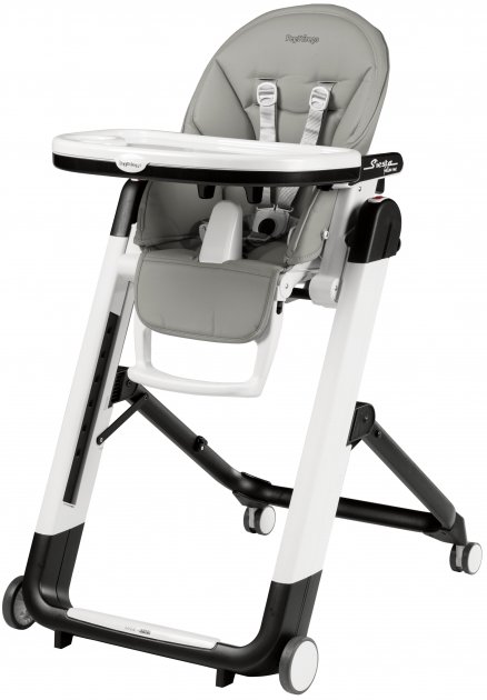 

Стульчик для кормления Peg-Perego Siesta Follow Me Ice Серый с белым (IH03000000BL73)