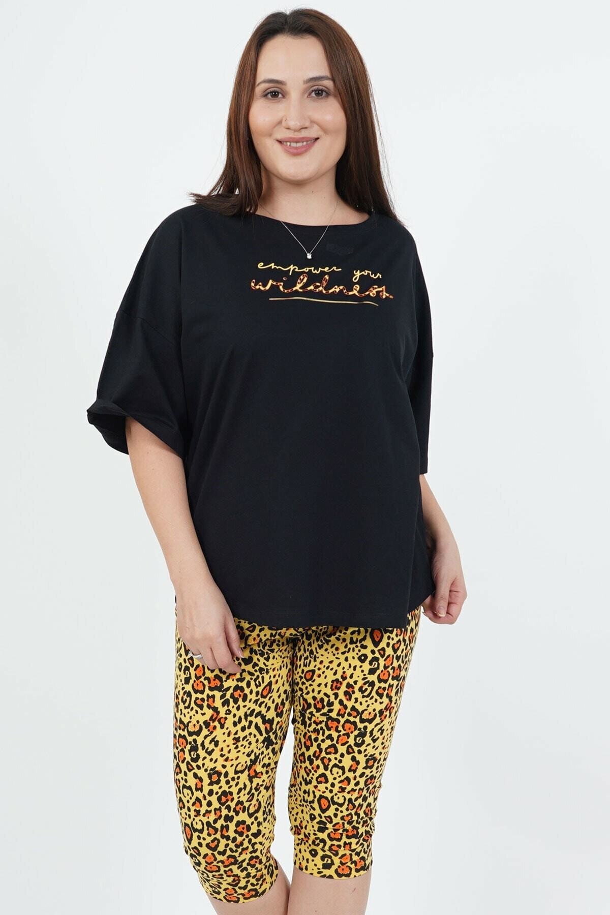 

Комплект футболка и бриджи Vienetta 2XL черный 9226