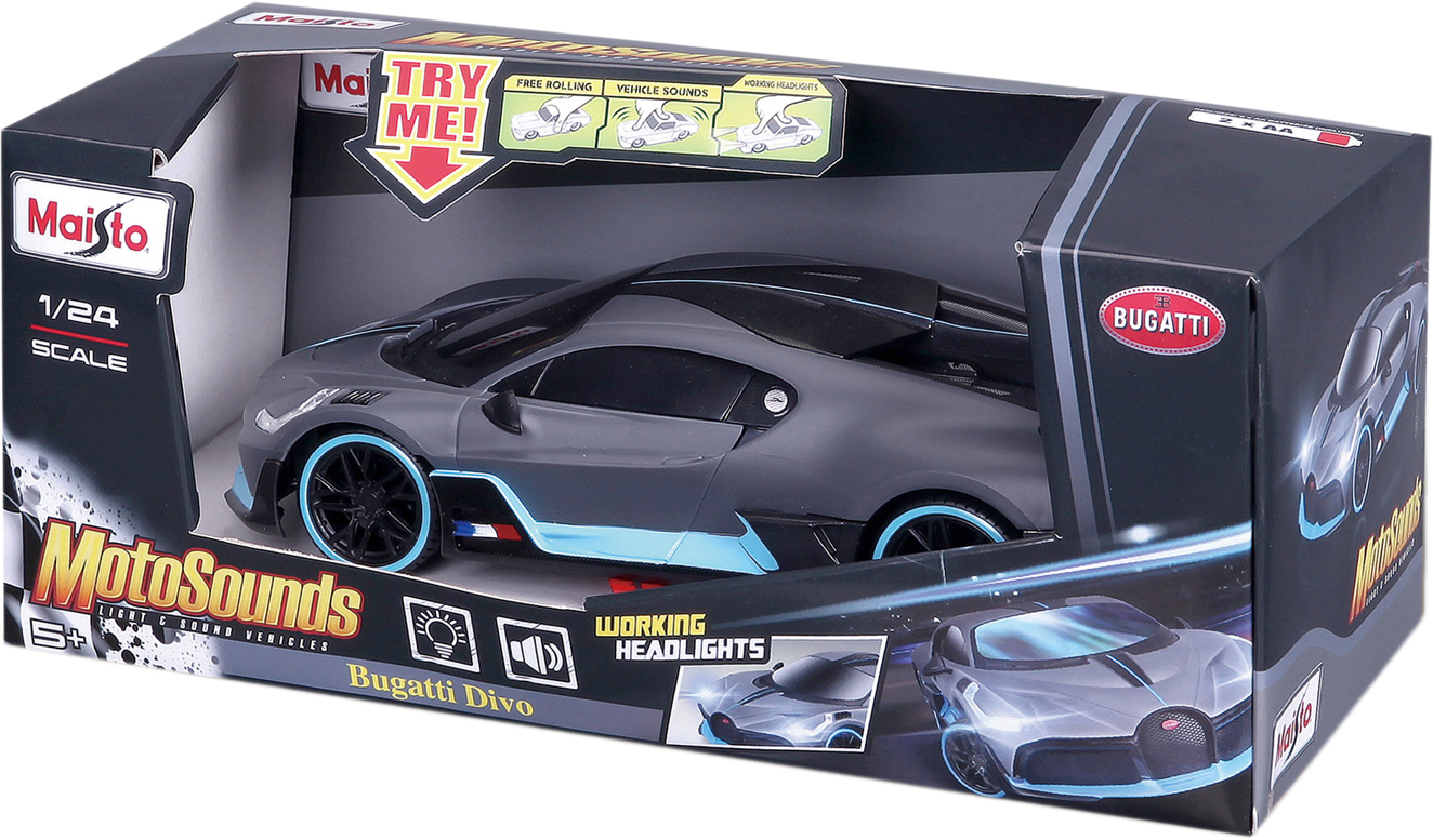 

Автомодель Maisto (1:24) Bugatti Divo темно-серая (81730 dark grey)