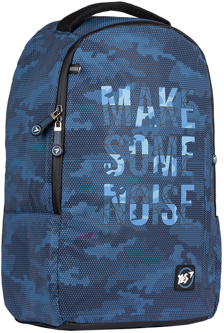 

Рюкзак YES R-05 Make some noise синий унисекс 23 л (557853)