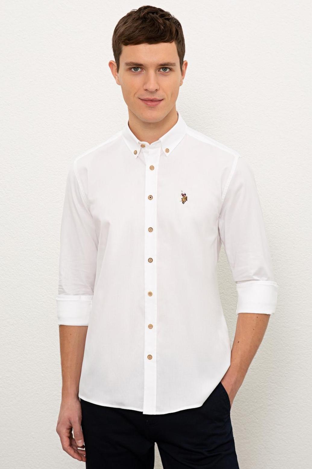 

Рубашка мужская U.S. Polo Assn. Белый xxl (1085902 VR013)