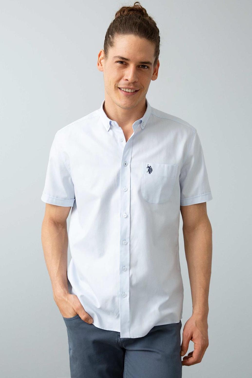 

Рубашка мужская U.S. Polo Assn. Светло-голубой  (757131 VR033, Рубашка мужская U.S. Polo Assn. Светло-голубой xl (757131 VR033)