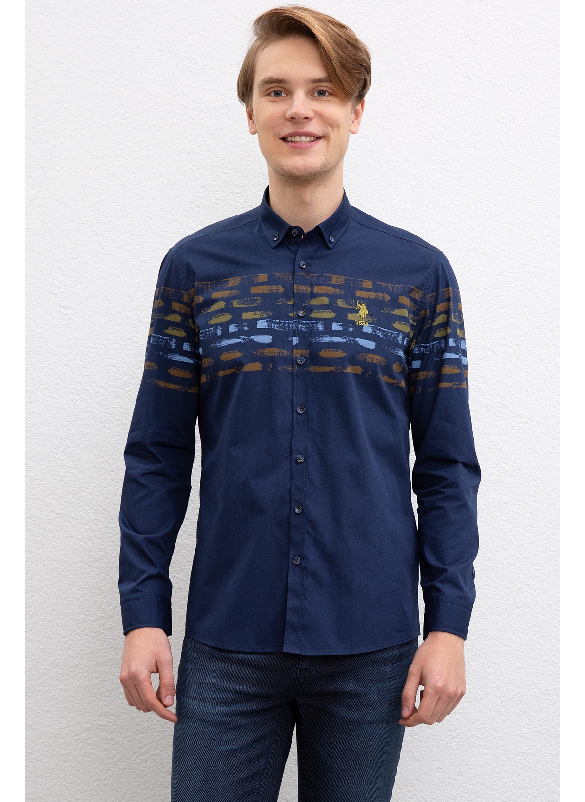 

Рубашка мужская U.. Polo Assn. Синий  (839430 VR033, Рубашка мужская U.S. Polo Assn. Синий s (839430 VR033)
