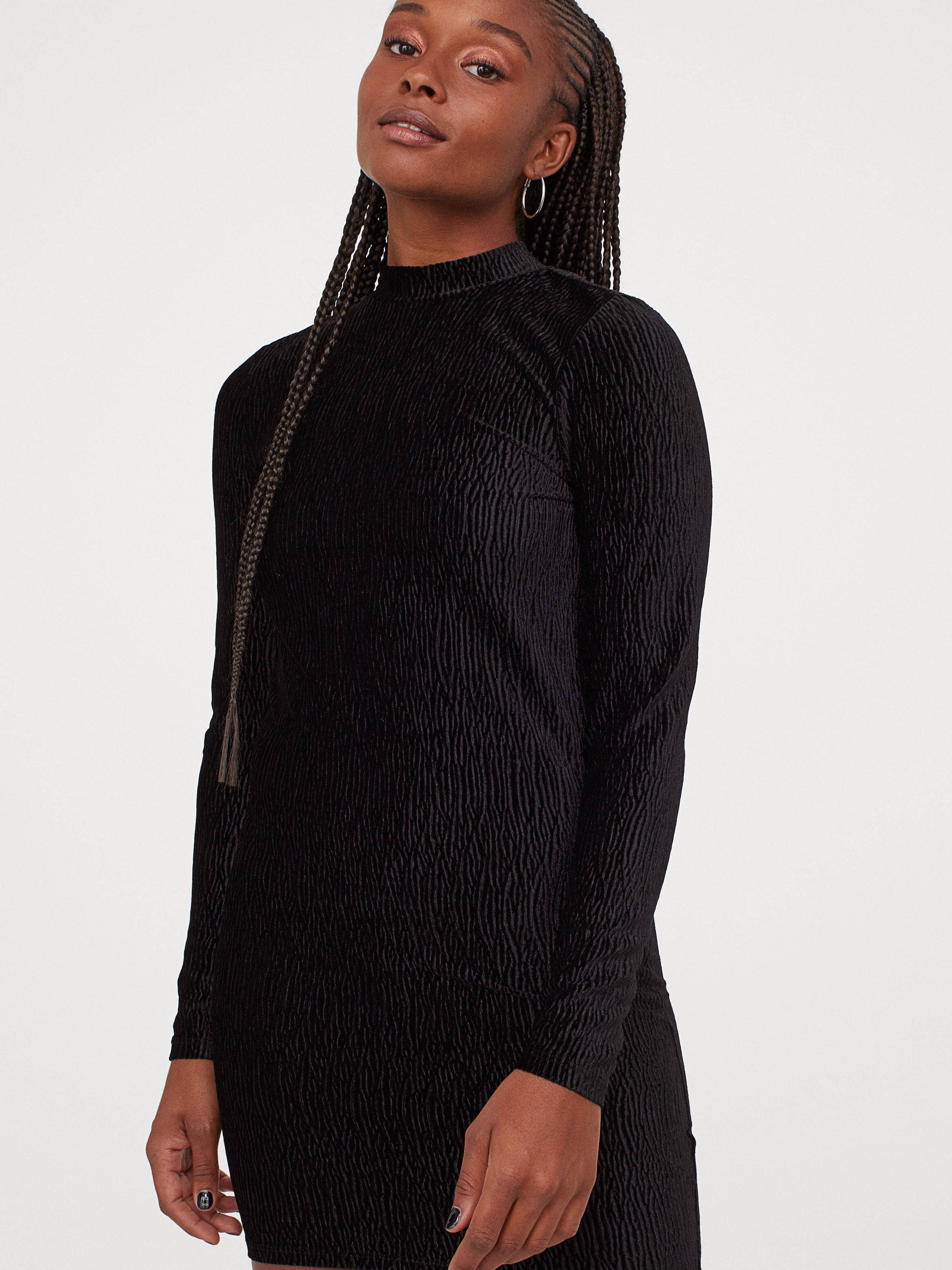 

Платье H& 060902509_black  Черное, Платье H&M 060902509_black M Черное