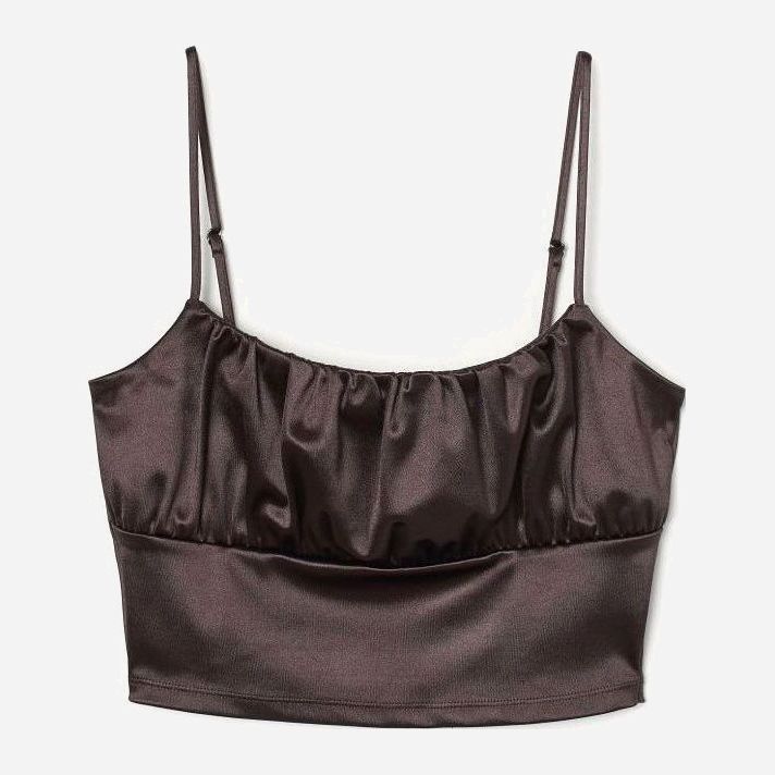 

Топ H&M 060926673_cream M Кремовый
