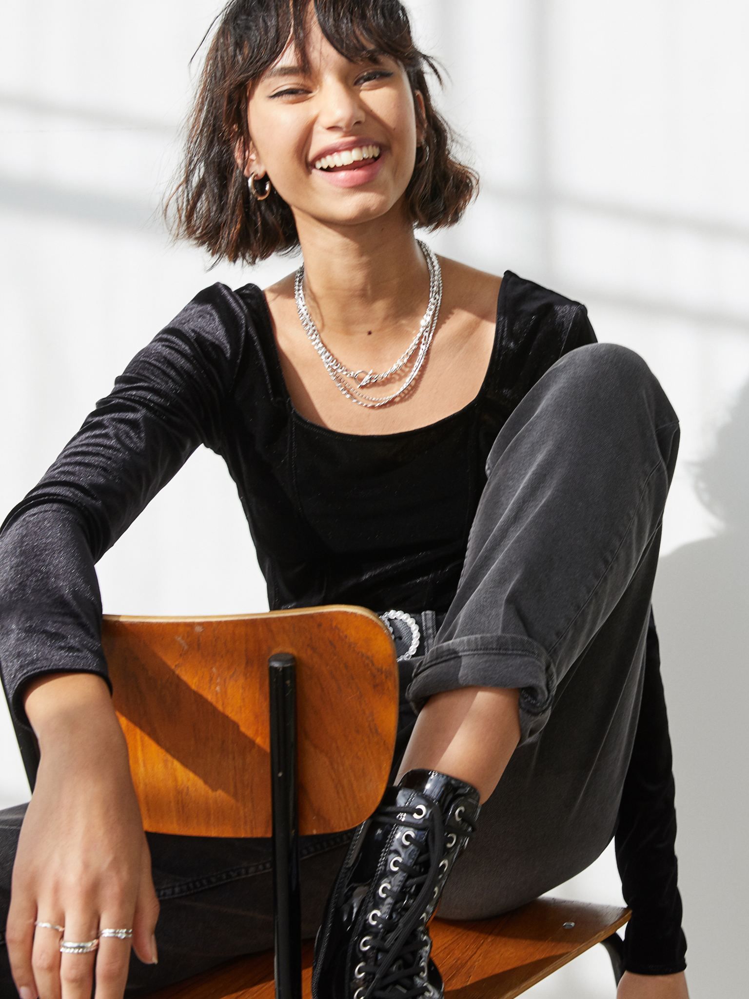 

Топ H&M 060949232_velvet  Черный, Топ H&M 060949232_velvet S Черный
