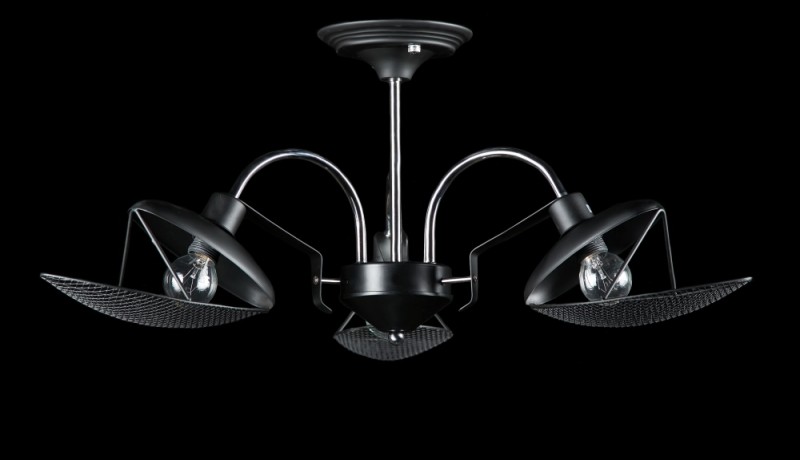 

Люстра с плафонами Ray LGH28041/3 (BK+CR) (AN001509)