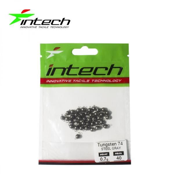 

Разборной груз Intech Tungsten 74 Steel Gray PACK (1.5g (40шт))