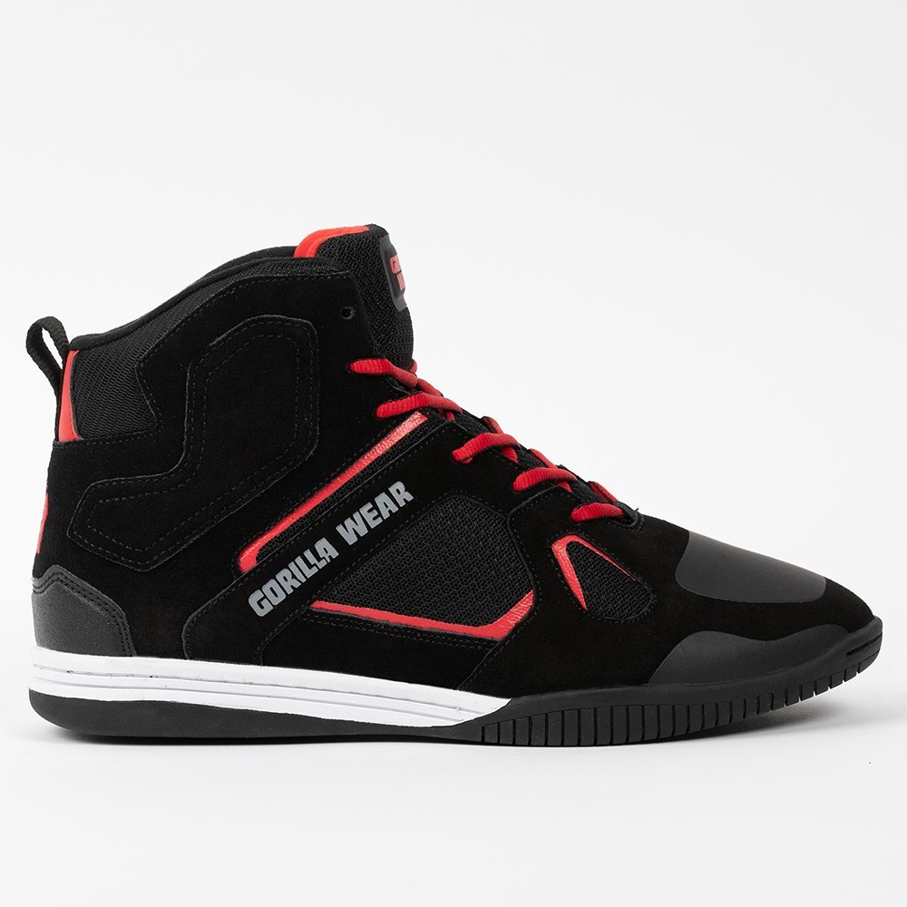 

Кросcовки Gorilla Wear Troy High Tops 45 Черно/Красные
