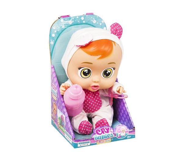 

Интерактивная кукла пупс Плачущий младенец Плакса Дотти Cry Babies Dotty Розовый