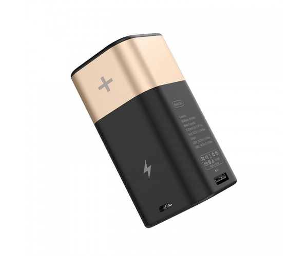 

Внешний аккумулятор Power Bank Hoco J24 Cool energy 8000mAh Золотой