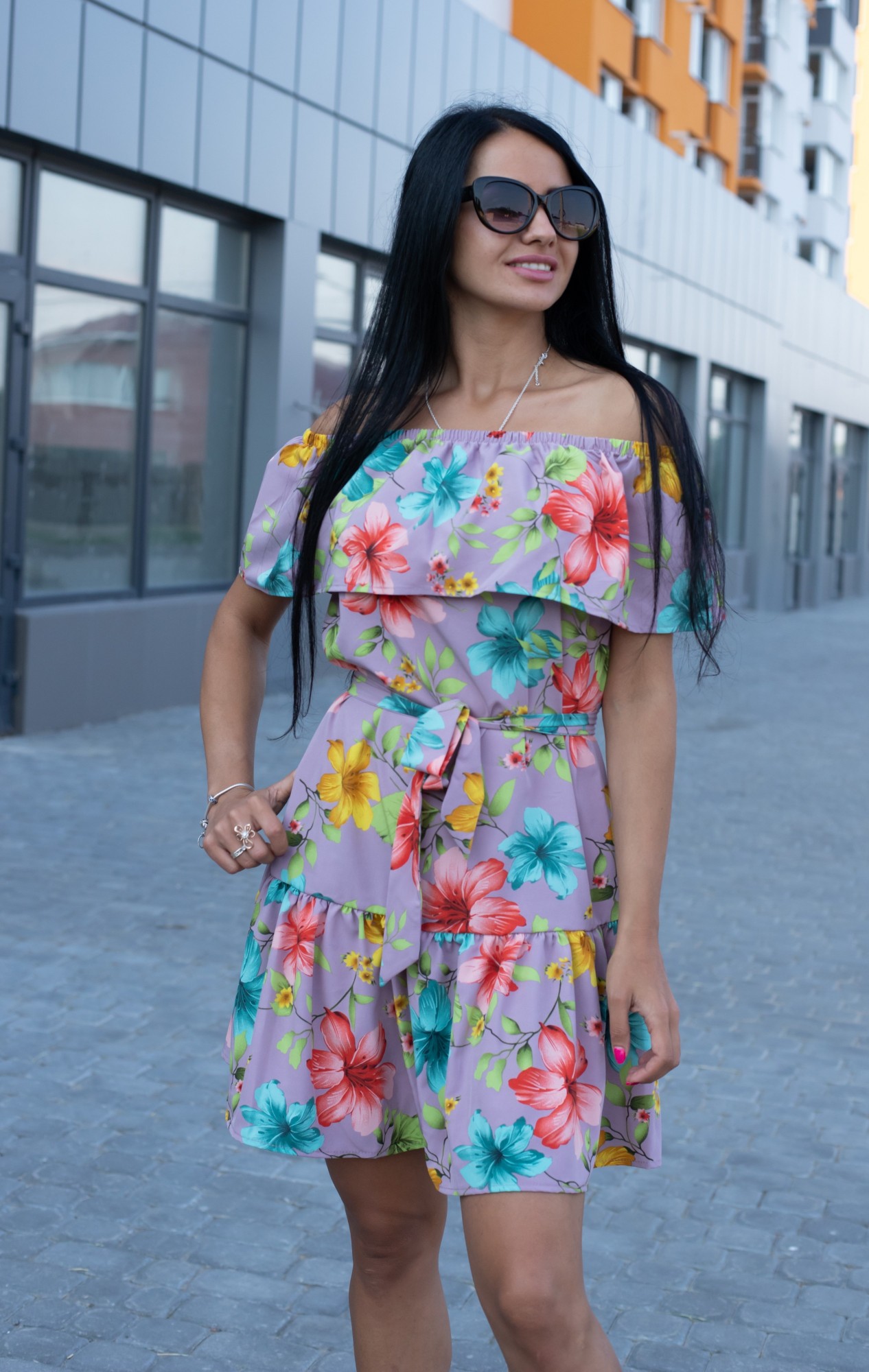 

Платье Lace Look S темно-розовый
