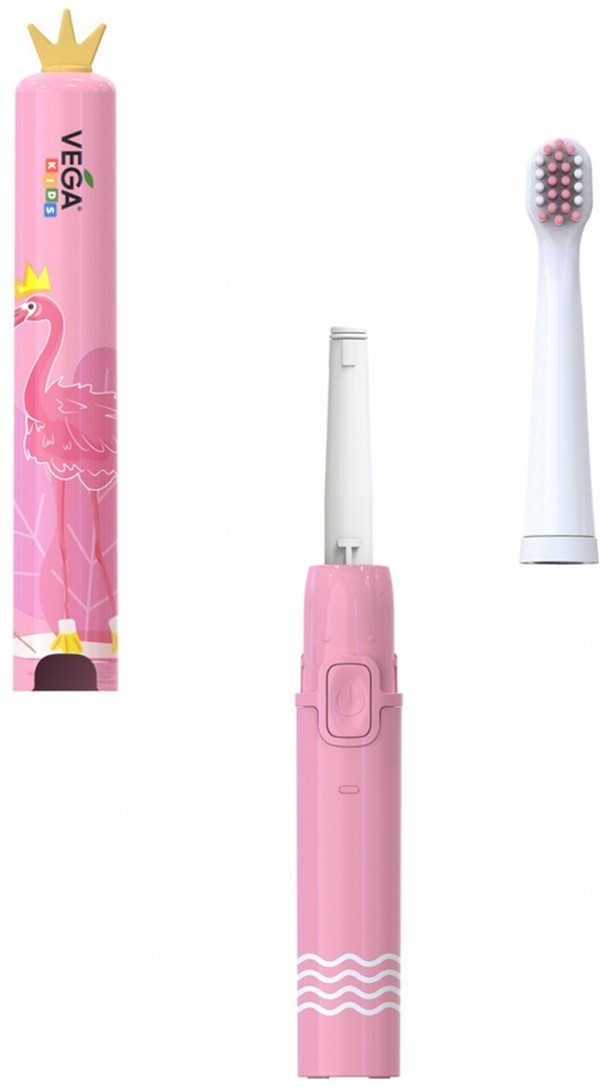 

Электрическая зубная щетка Vega Kids VK-500Р (розовая)