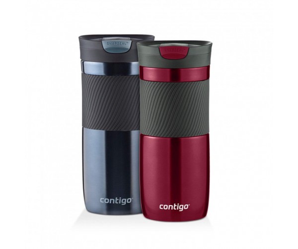 

Набор из двух термокружек Contigo SnapSeal Byron Spiced Wine/Stormy 473 мл