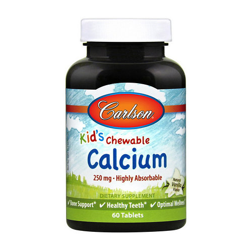 

Жевательный кальций Carlson Lab Kid`s Chewable Calcium 250 mg 60 Таблеток (599148)