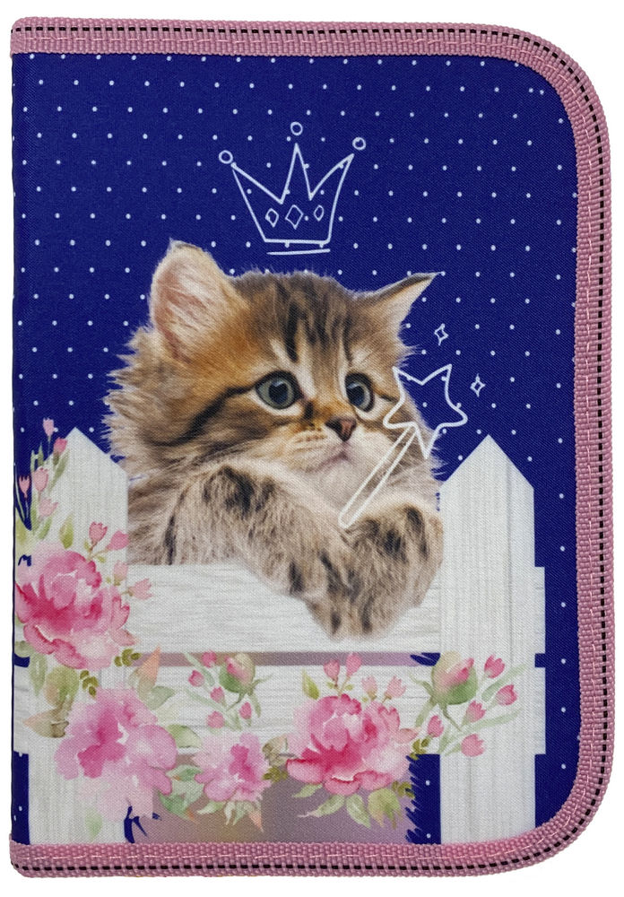 

Пенал Class Kitten 1 отделение 1 отворот пустой (21103C/8591662211030)