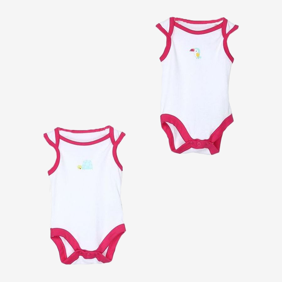 

Боди-майка Mothercare 8502979 52 см 2 шт Розовая (EZH2000000088785)