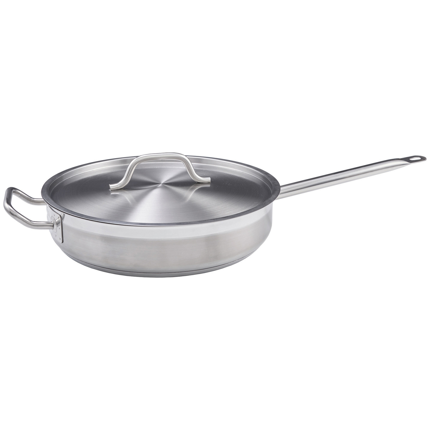 

Сотейник WINCO с двумя ручками и крышкой нержавеющая сталь 2.8 л