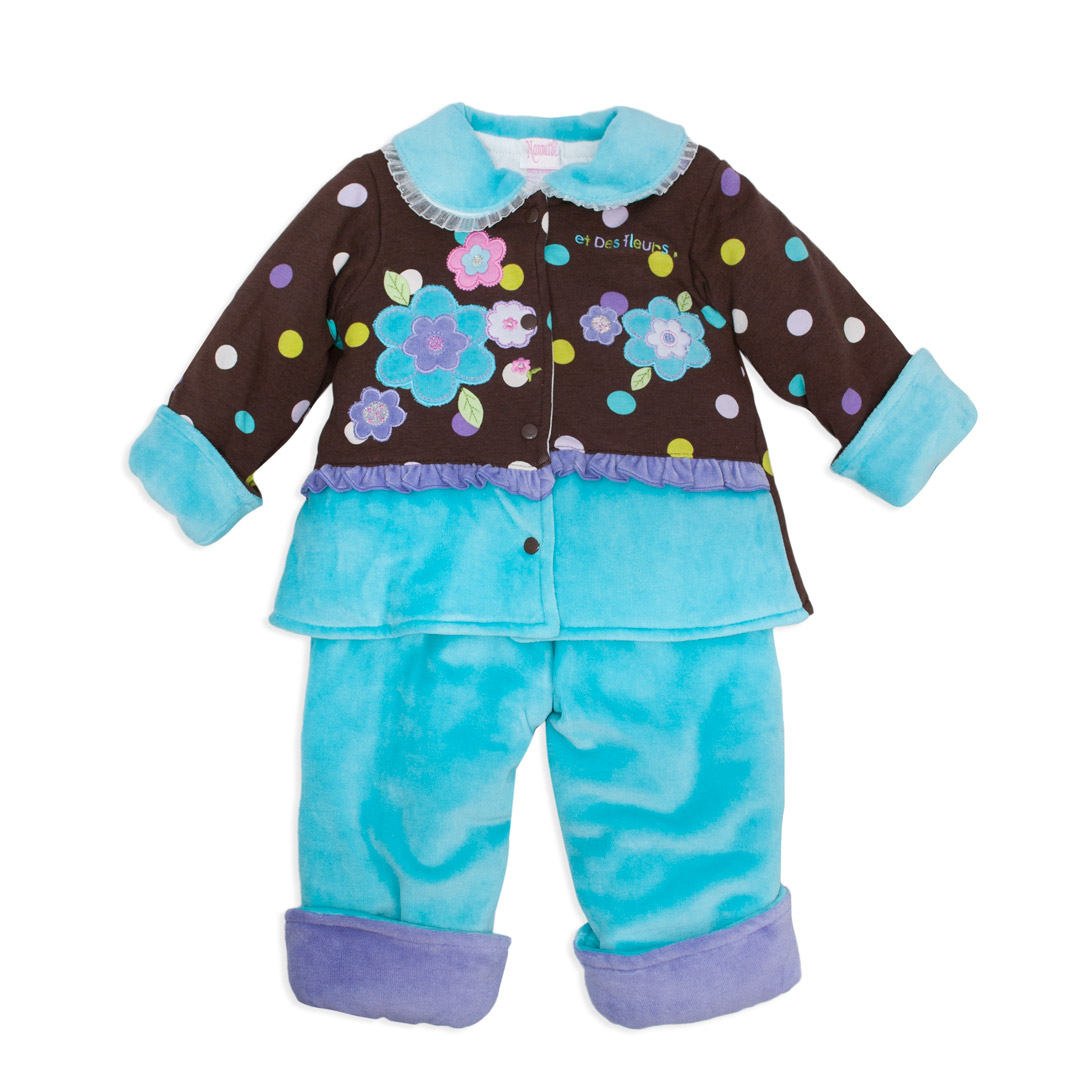 

Костюм для девочки теплый Kids Planet Ob23083 62 см Голубой