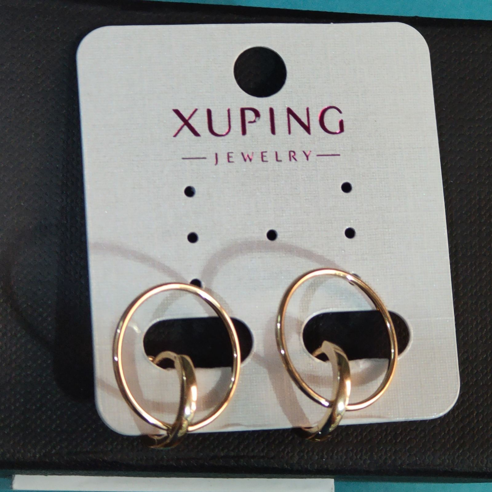 

Серьги Xuping Кольца позолота 99800