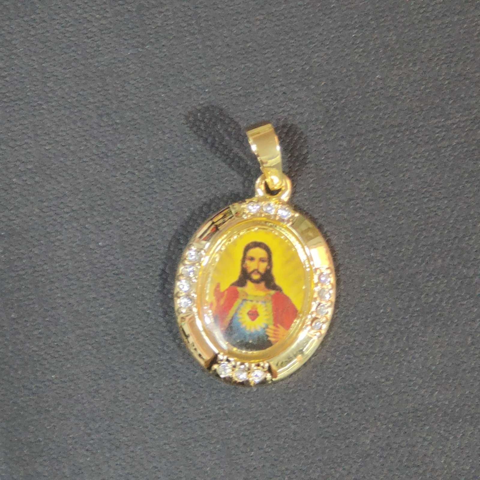 

Кулон Xuping Иисус овальный позолота 61003