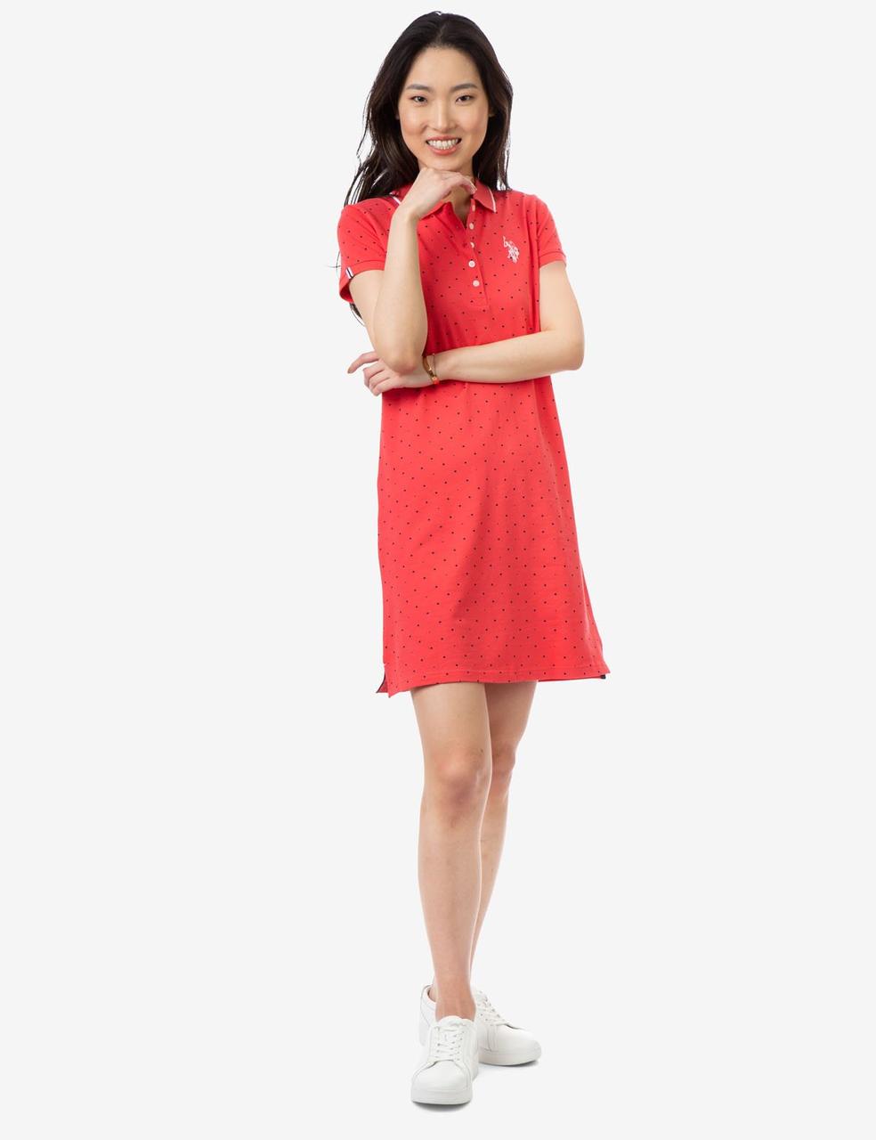 

Женское платье U.. Polo Assn  красное, Женское платье U.S. Polo Assn S красное