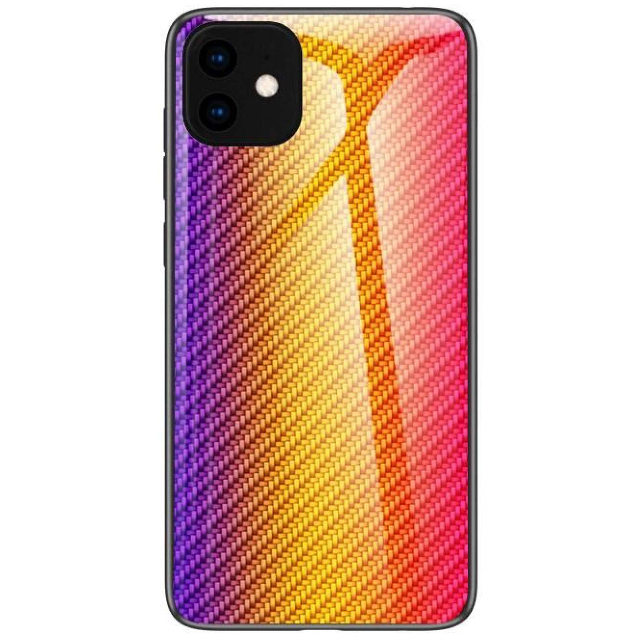 

TPU+Glass чехол Epik Twist для Apple iPhone 11 Pro Max (6.5") Оранжевый