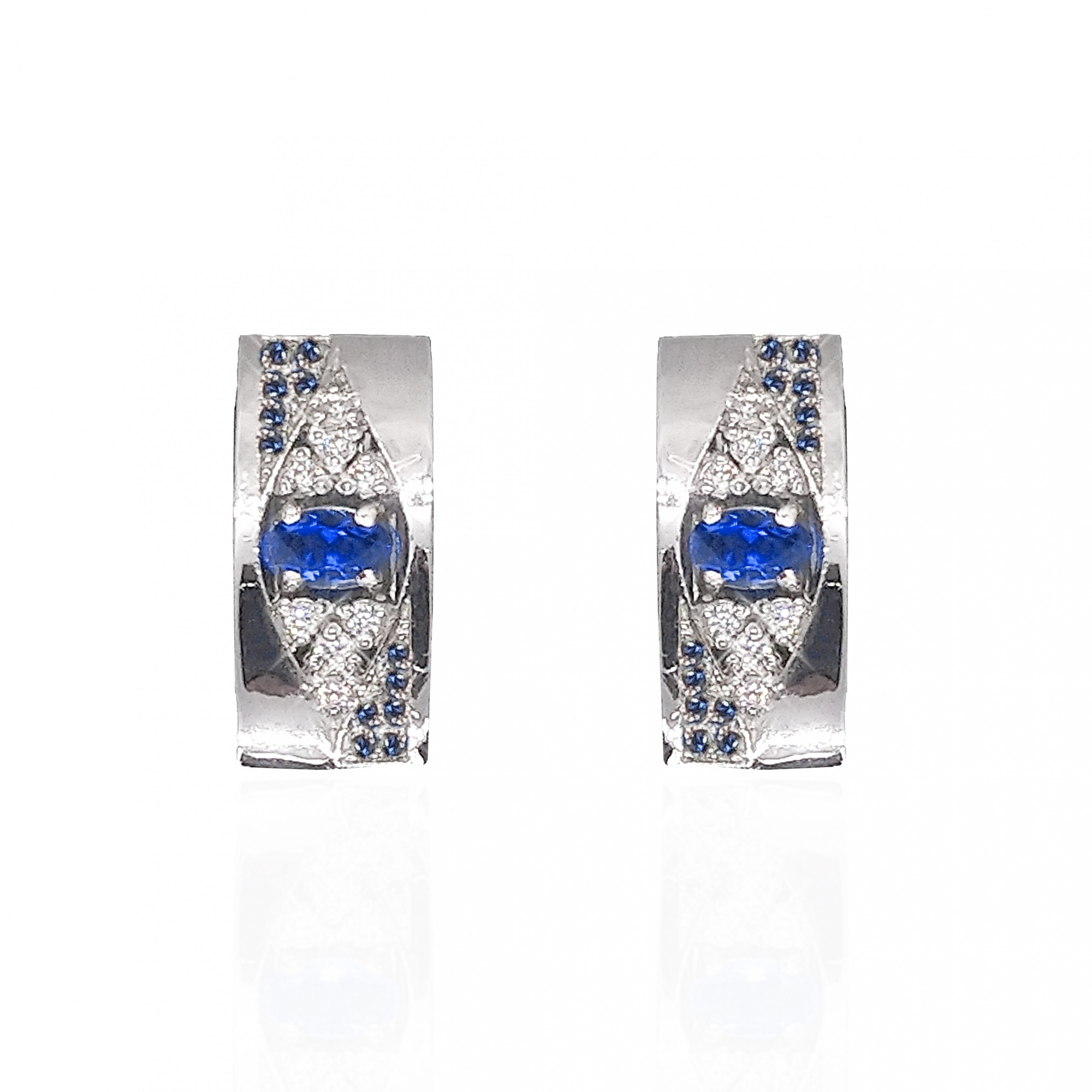 

Сережки срібні з куб.цирконієм 112595с