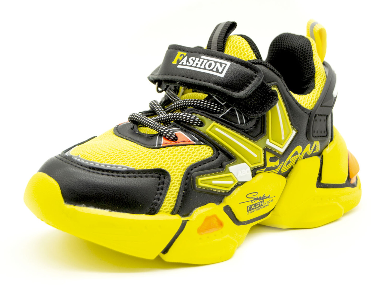 

Кроссовки Kimbo 30 Черно-желтый (KJ825-2A black-yell 30)