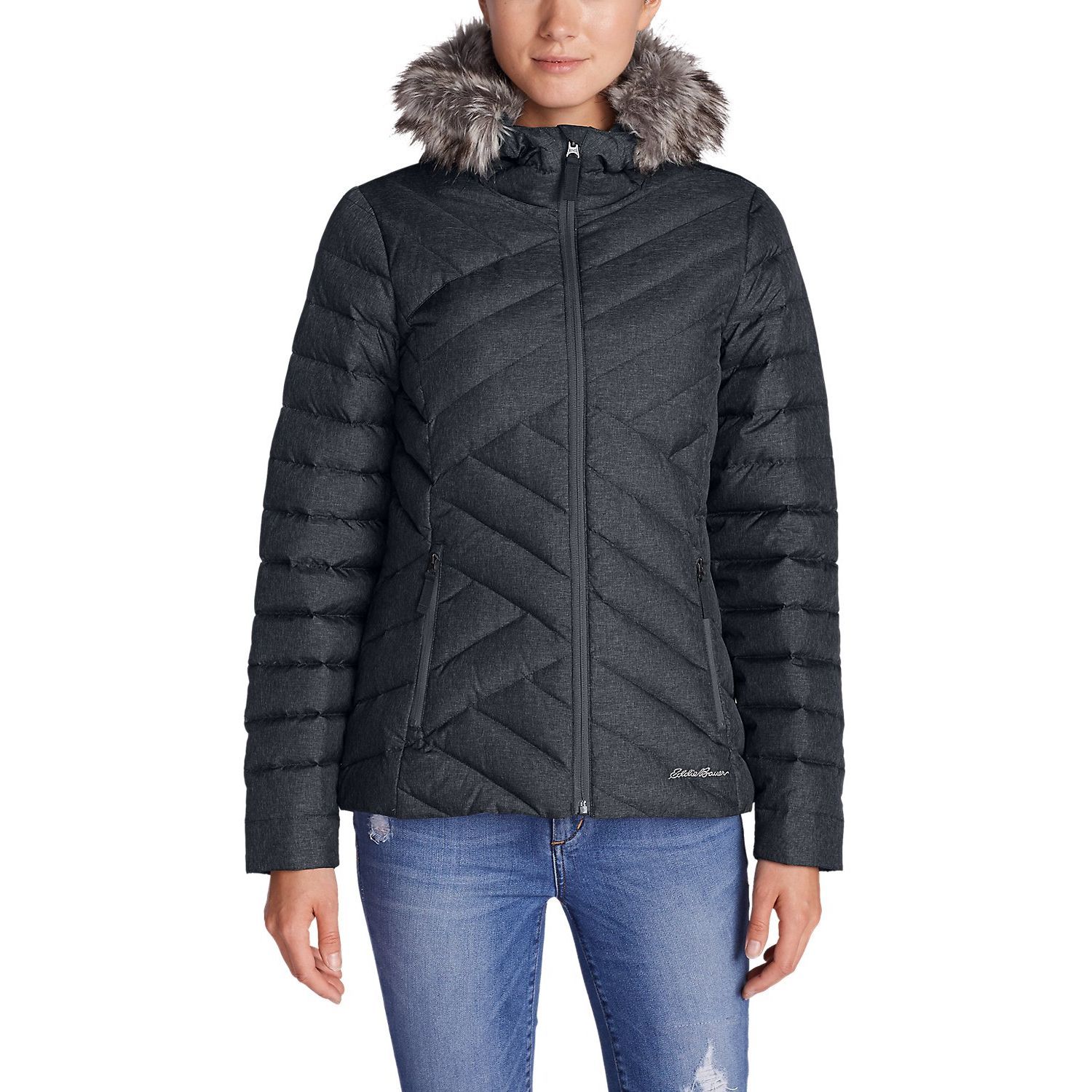 

Куртка Eddie Bauer Womens Slate Mountain Down Jacket DK CHARCOAL HTR XS Серый