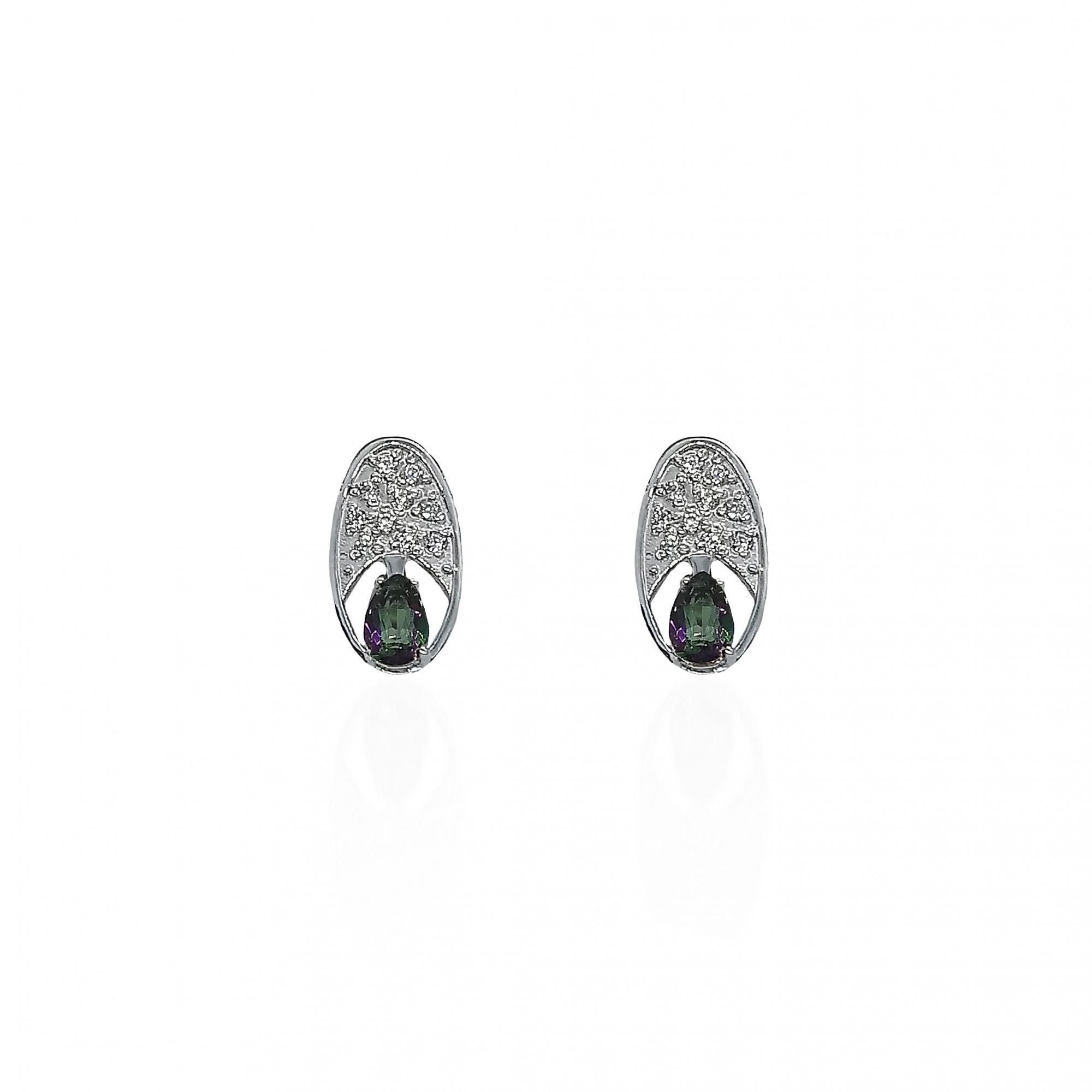 

Серьги из серебра с топазами мистик 40674р