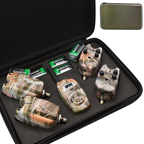 

Набор сигнализаторов в кейсе с пейджером Camo 4+1 Sams Fish SF23997
