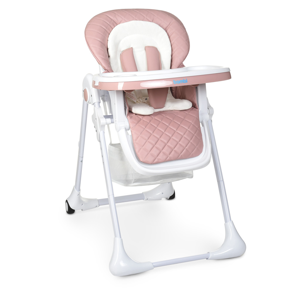 

Стульчик для кормления Bambi Rosette QT M 3890 розовый