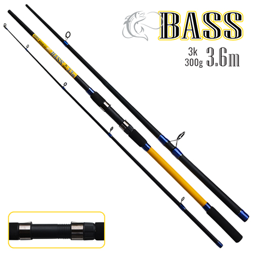 

Спиннинг карповый штекерный Bass 300г 3к Sams Fish SF24192 3.6 см