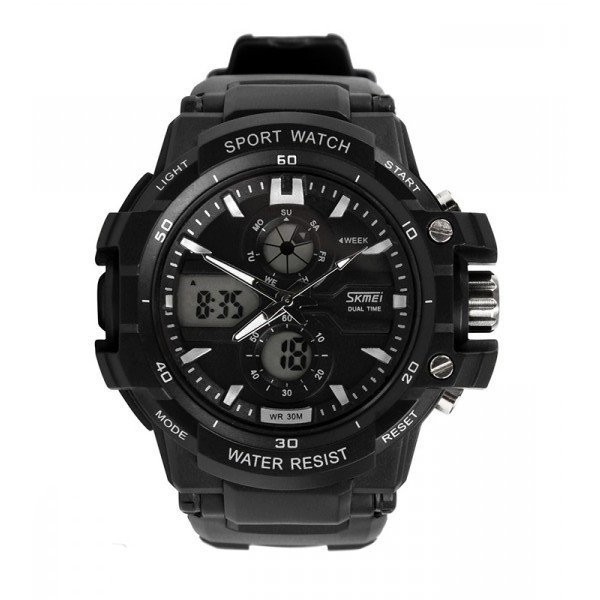 

Часы противоударные Skmei 0990 White-black