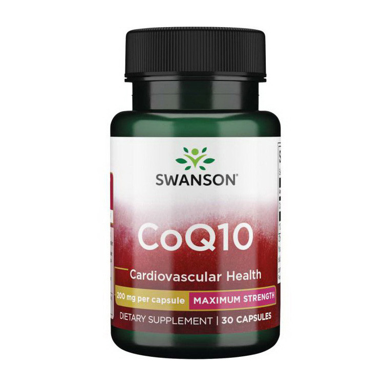 

Коэнзим Q-10 (кью 10) антиоксидант Свансон / Swanson CoQ10 200 mg (30 caps)