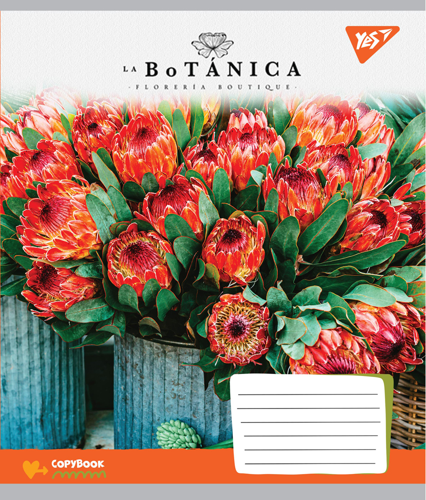 

Набор тетрадей ученических YES La botanica А5 18 листов в линейку 25 шт (765522)